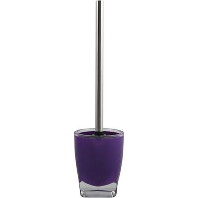 MSV Scopino per WC Supporto in Acrilico e Acciaio Inossidabile Tahiti Purple MSV Scopino per WC Supporto in Acrilico e Acciaio Inossidabile Tahiti Purple