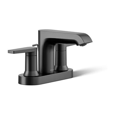 Kohler K- Rubinetto per lavabo da bagno, nero opaco Kohler K- Rubinetto per lavabo da bagno, nero opaco