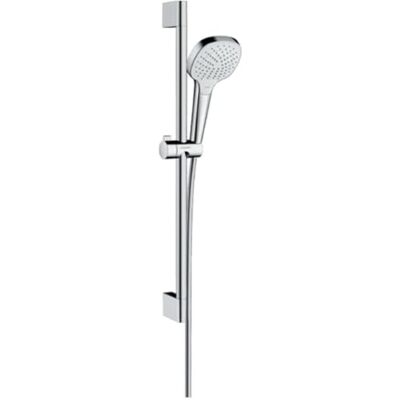 Hansgrohe Croma Select E Set doccia Vario con asta doccia 65 cm, bianco/cromo, Hansgrohe Croma Select E Set doccia Vario con asta doccia 65 cm, bianco/cromo,