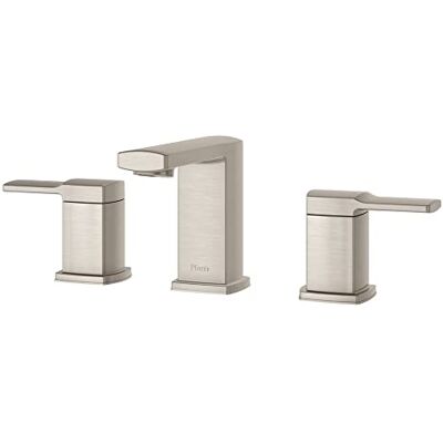 PFISTER Deckard Bathroom Sink Faucet, 8-Inch Widespread, 2-Handle, 3-Hole, Brushed Nickel Finish, PFISTER Deckard Bathroom Sink Faucet, 8-Inch Widespread, 2-Handle, 3-Hole, Brushed Nickel Finish,