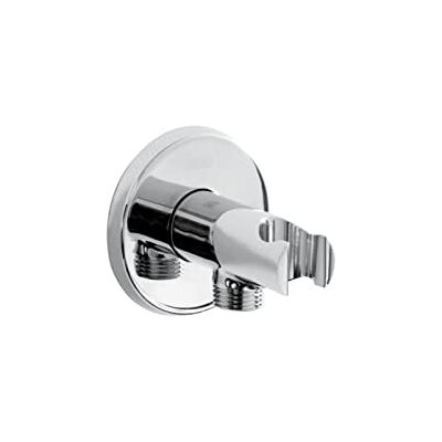 Bristan Doccia Acc Contemporanea Rubinetto Doccia Presa A Parete Rotonda Con Accessori Staffa Portatile, Cromato Bristan Doccia Acc Contemporanea Rubinetto Doccia Presa A Parete Rotonda Con Accessori Staffa Portatile, Cromato