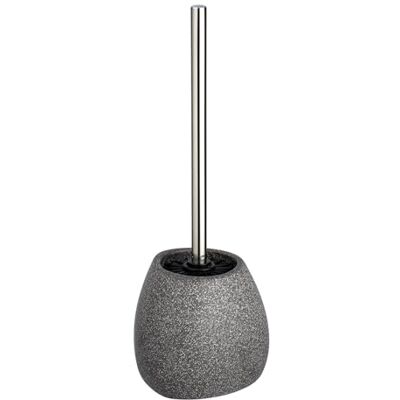 Wenko , scopino per WC, in ceramica, 12,5 x 38,5 x 12 cm, ceramica, grigio, 12,5 x 38,5 x 12 cm Wenko , scopino per WC, in ceramica, 12,5 x 38,5 x 12 cm, ceramica, grigio, 12,5 x 38,5 x 12 cm