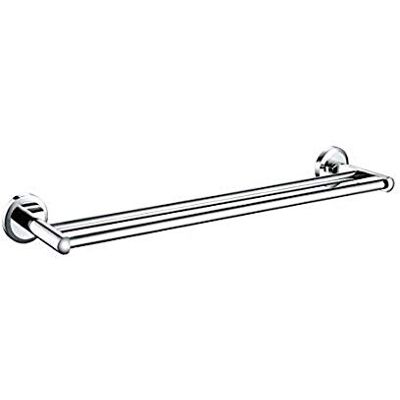 Bristan Solo-Portasciugamani Doppio in Ottone, Finitura cromata, Double Towel Rail Bristan Solo-Portasciugamani Doppio in Ottone, Finitura cromata, Double Towel Rail