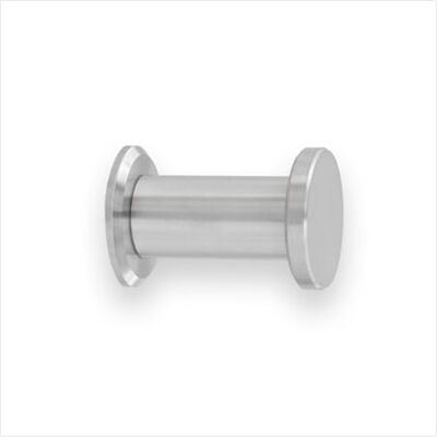 Gancio a Parete EVI in Acciaio Inox - 44x30 mm - Stile Moderno Minimalista Gancio a Parete EVI in Acciaio Inox - 44x30 mm - Stile Moderno Minimalista