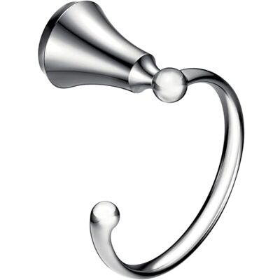 Moen Wynford Anello porta asciugamani da bagno, cromato Moen Wynford Anello porta asciugamani da bagno, cromato