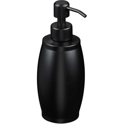 RELAXDAYS Dispenser di Sapone Liquido Manuale - 350 ml - Ricaricabile, Bagno & Cucina - Nero RELAXDAYS Dispenser di Sapone Liquido Manuale - 350 ml - Ricaricabile, Bagno & Cucina - Nero