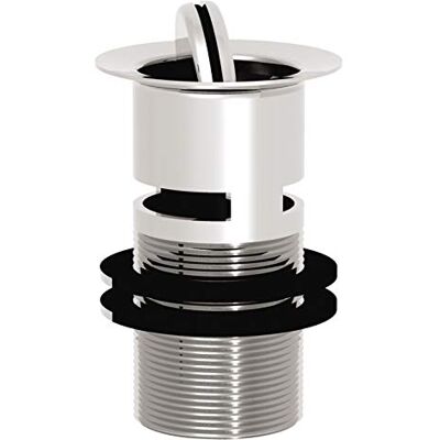Bristan Scarico Rotondo per lavabo a ribalta scanalato C, Finitura cromata, Fliptop Bristan Scarico Rotondo per lavabo a ribalta scanalato C, Finitura cromata, Fliptop