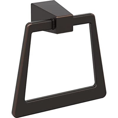 Amerock Anello portasciugamani 173 mm Bronzo lucidato ad olio Roccia nera Porta asciugamani Hardware da bagno Accessori da bagno Amerock Anello portasciugamani 173 mm Bronzo lucidato ad olio Roccia nera Porta asciugamani Hardware da bagno Accessori da bagno