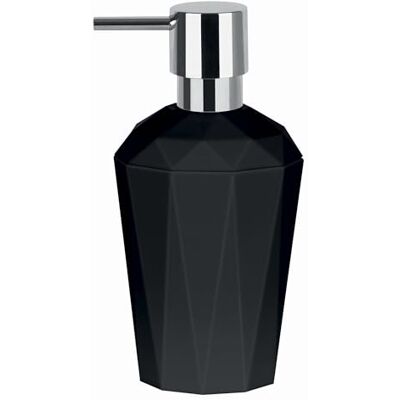 Spirella , Elegante Dispenser di Sapone in Cristallo Nero, Design Moderno e Pratico, Ideale per l'uso Quotidiano, Dimensioni Standard, Accessorio per Il Bagno, Colore Spirella , Elegante Dispenser di Sapone in Cristallo Nero, Design Moderno e Pratico, Ideale per l'uso Quotidiano, Dimensioni Standard, Accessorio per Il Bagno, Colore