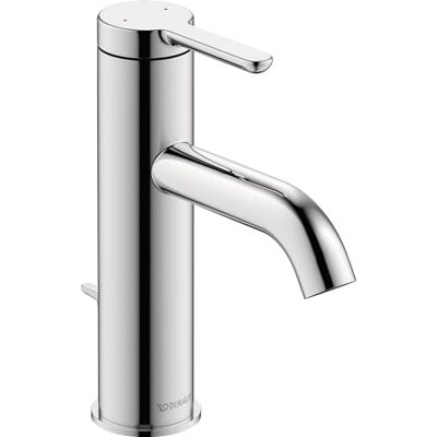 Duravit C.1 Rubinetto per lavabo, misura M (altezza beccuccio 86 mm), rubinetto da bagno con tiranti, rubinetto con cartuccia in ceramica, cromato Duravit C.1 Rubinetto per lavabo, misura M (altezza beccuccio 86 mm), rubinetto da bagno con tiranti, rubinetto con cartuccia in ceramica, cromato