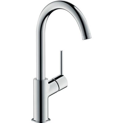 Hansgrohe Talis Miscelatore monocomando lavabo 210 con bocca erogazione girevole e push-open, cromo, Hansgrohe Talis Miscelatore monocomando lavabo 210 con bocca erogazione girevole e push-open, cromo,