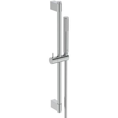 Ideal Standard Idealrain Kit doccia a matita con asta da 600 mm, tubo doccia da 1,75 m e 1 soffione doccia a matita, cromato, Ideal Standard Idealrain Kit doccia a matita con asta da 600 mm, tubo doccia da 1,75 m e 1 soffione doccia a matita, cromato,