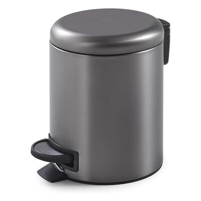 Gedy Scatola portarifiuti Potty - Acciaio inox - 3L - Coperchio ammortizzato Gedy Scatola portarifiuti Potty - Acciaio inox - 3L - Coperchio ammortizzato