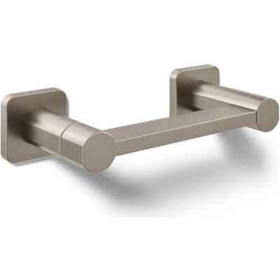 Kohler Parallel Toilet Paper Holder, Vibrant Brushed Nickel Kohler Parallel Toilet Paper Holder, Vibrant Brushed Nickel