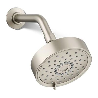 Kohler Purist Soffione doccia in nichel spazzolato Kohler Purist Soffione doccia in nichel spazzolato
