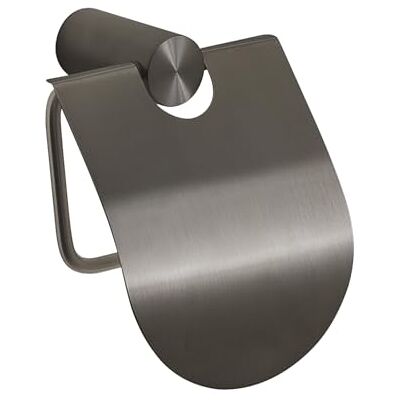 Gedy Ande Portarotolo Carta Igienica Coperto, Materiale in Acciaio Inox AISI 304 Finitura Gun Metal, Fissaggio a Muro con Viti Incluse nella Confezione, Porta Carta igienica con Coperchio Gedy Ande Portarotolo Carta Igienica Coperto, Materiale in Acciaio Inox AISI 304 Finitura Gun Metal, Fissaggio a Muro con Viti Incluse nella Confezione, Porta Carta igienica con Coperchio
