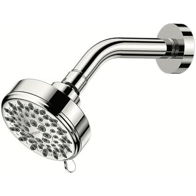 Moen Soffione doccia a 5 funzioni, diametro 9,5 cm, montaggio a parete, cromato Moen Soffione doccia a 5 funzioni, diametro 9,5 cm, montaggio a parete, cromato