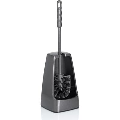 kela Scopino con contenitore aperto su un lato, 38 cm, set scopino per WC LEVIN, grigio scuro kela Scopino con contenitore aperto su un lato, 38 cm, set scopino per WC LEVIN, grigio scuro