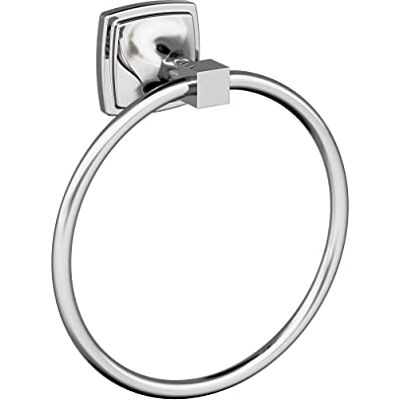 Amerock Anello portasciugamani, Finitura cromata, Towel Ring Amerock Anello portasciugamani, Finitura cromata, Towel Ring