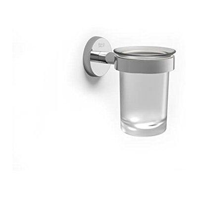 Roca Twin CR – Porta-bicchiere da parete, colore: cromato Roca Twin CR – Porta-bicchiere da parete, colore: cromato