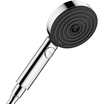 Hansgrohe Pulsify S Soffione doccia a 3 getti con getto in polvere, intenso, massaggio pulsante, cromato, 10,2 cm Hansgrohe Pulsify S Soffione doccia a 3 getti con getto in polvere, intenso, massaggio pulsante, cromato, 10,2 cm