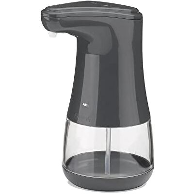 kela Dispenser di sapone e disinfettante Sensor 360 ml AURIE COMFORT, dispenser di sapone automatico, 2 livelli, disinfettante liquido, plastica, grigio kela Dispenser di sapone e disinfettante Sensor 360 ml AURIE COMFORT, dispenser di sapone automatico, 2 livelli, disinfettante liquido, plastica, grigio