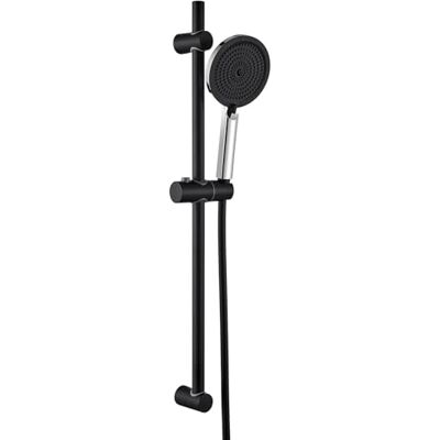 Auralum Saliscendi Doccia con Soffione, Set Doccia con Asta Doccia Saliscendi in Acciaio Inox (70cm), Inox Tubo Flessibile (150cm) e Soffione (4 Funzioni,12.7cm) con Supporto Soffione Doccia, Nero Auralum Saliscendi Doccia con Soffione, Set Doccia con Asta Doccia Saliscendi in Acciaio Inox (70cm), Inox Tubo Flessibile (150cm) e Soffione (4 Funzioni,12.7cm) con Supporto Soffione Doccia, Nero