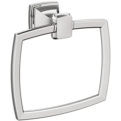 Amerock Anello portasciugamani cromato Lunghezza 173 mm Rivitalize Porta asciugamani per parete del bagno Piccolo portasciugamani da cucina Accessori da bagno Amerock Anello portasciugamani cromato Lunghezza 173 mm Rivitalize Porta asciugamani per parete del bagno Piccolo portasciugamani da cucina Accessori da bagno