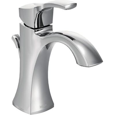Moen Voss () Miscelatore monocomando per bagno ad arco alto con scarico Moen Voss () Miscelatore monocomando per bagno ad arco alto con scarico
