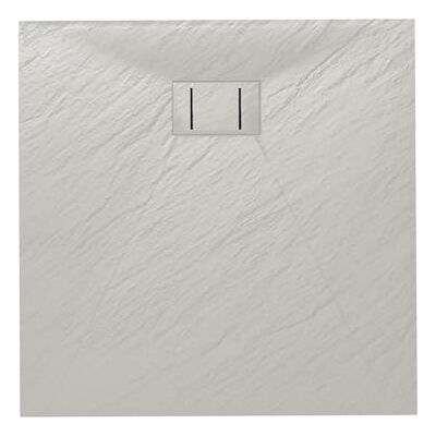 Idralite Piatto Doccia 80x80x2,6 CM Quadrato Bianco Effetto Pietra mod. Blend Idralite Piatto Doccia 80x80x2,6 CM Quadrato Bianco Effetto Pietra mod. Blend
