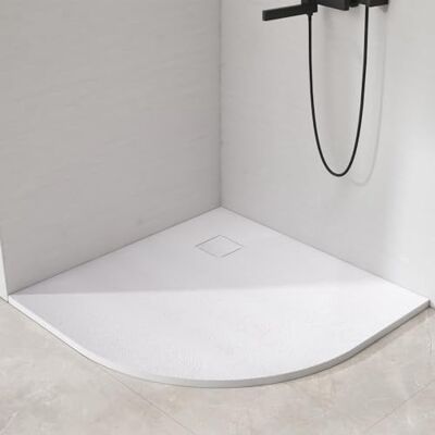 EMKE Piatto e doccia 90 x 90 cm, angolo antiscivolo, ritagliabile, SMC, bianco EMKE Piatto e doccia 90 x 90 cm, angolo antiscivolo, ritagliabile, SMC, bianco