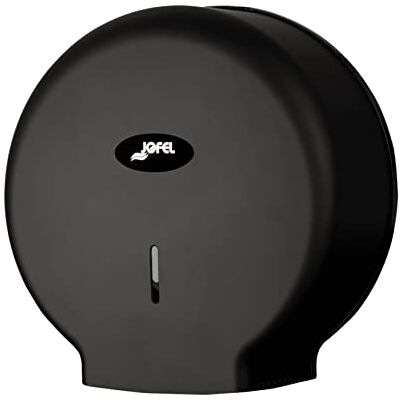 Dispenser di carta igienica in ABS nero di alta qualità - 300m, diametro 220mm. Dispenser di carta igienica in ABS nero di alta qualità - 300m, diametro 220mm.