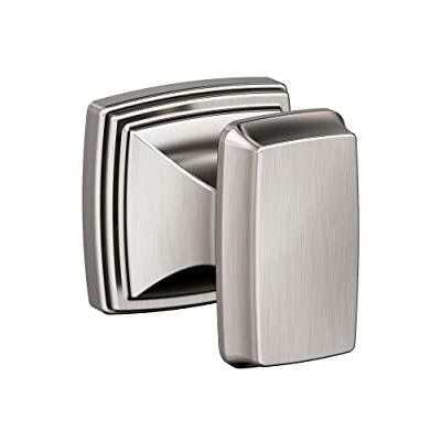 Amerock Gancio singolo per accappatoio in nichel spazzolato Porta asciugamani da 54 mm di lunghezza Rivitalizza Gancio per asciugamani per bagno Hardware da bagno Accessori da Amerock Gancio singolo per accappatoio in nichel spazzolato Porta asciugamani da 54 mm di lunghezza Rivitalizza Gancio per asciugamani per bagno Hardware da bagno Accessori da
