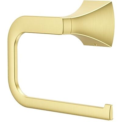 PFISTER Bruxie Anello porta asciugamani da bagno, montaggio a parete, avvitabile, finitura oro spazzolato PFISTER Bruxie Anello porta asciugamani da bagno, montaggio a parete, avvitabile, finitura oro spazzolato