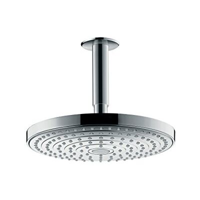 Hansgrohe Raindance Select S Soffione doccia 240 2 getti EcoSmart 9 l/min con connessione soffitto, cromo, Hansgrohe Raindance Select S Soffione doccia 240 2 getti EcoSmart 9 l/min con connessione soffitto, cromo,
