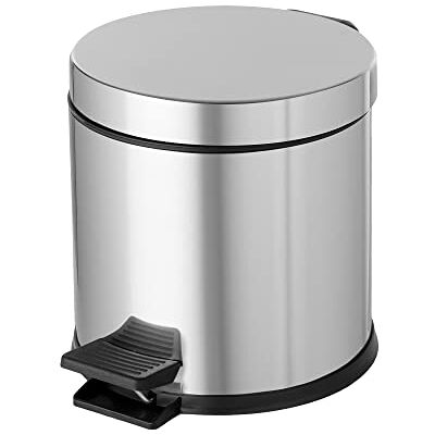 Compactor Pattumiera a Pedale 3L 21x22 cm Acciaio Inossidabile Argento Compactor Pattumiera a Pedale 3L 21x22 cm Acciaio Inossidabile Argento