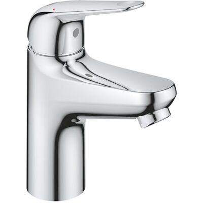 Grohe Swift Rubinetto per lavabo, altezza 16 cm, con strumento di montaggio, rubinetto ad alta pressione, asta di trazione), cromato Grohe Swift Rubinetto per lavabo, altezza 16 cm, con strumento di montaggio, rubinetto ad alta pressione, asta di trazione), cromato