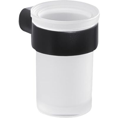Gedy - PI101400101 - Nero opaco - Porta spazzolino Gedy - PI101400101 - Nero opaco - Porta spazzolino