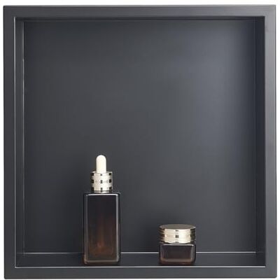 VEVOR Nicchia per Doccia, 33,0 x 33,0 x 10,2 cm, Nicchia Durevole in Acciaio Inossidabile da Incasso a Parete, Robusto Porta Sapone e Shampoo, Sigillato Impermeabile, Singolo Strato, Nero VEVOR Nicchia per Doccia, 33,0 x 33,0 x 10,2 cm, Nicchia Durevole in Acciaio Inossidabile da Incasso a Parete, Robusto Porta Sapone e Shampoo, Sigillato Impermeabile, Singolo Strato, Nero