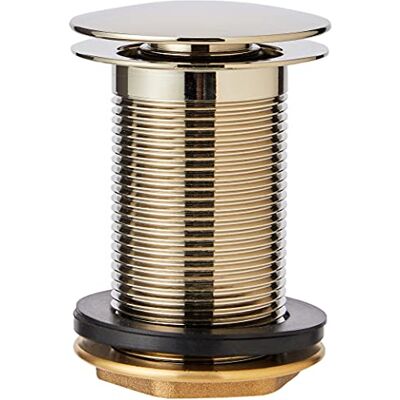 Bristan W BASIN05 G Scarico lavabo rotondo a clic senza scanalatura G - Basin Waste Bristan W BASIN05 G Scarico lavabo rotondo a clic senza scanalatura G - Basin Waste