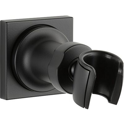 DELTA FAUCET Supporto da parete regolabile per doccetta, colore: Nero opaco DELTA FAUCET Supporto da parete regolabile per doccetta, colore: Nero opaco