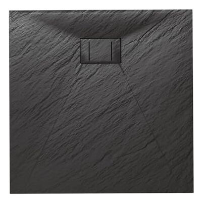Idralite Piatto Doccia 80x80x2,6 CM Quadrato Antracite Effetto Pietra mod. Blend Idralite Piatto Doccia 80x80x2,6 CM Quadrato Antracite Effetto Pietra mod. Blend