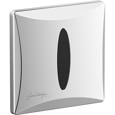 Jacob delafon Piastra di controllo per orinatoio Senza contatto a infrarossi risciacquo auto Caccia regolabile Collegamento a corrente o batterie 12,7 x 12,7 x 1,77 cm Finitura cromata Jacob delafon Piastra di controllo per orinatoio Senza contatto a infrarossi risciacquo auto Caccia regolabile Collegamento a corrente o batterie 12,7 x 12,7 x 1,77 cm Finitura cromata