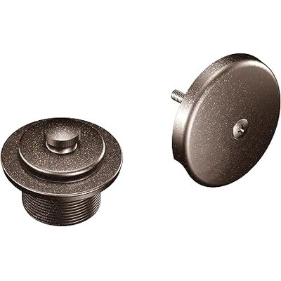 Moen -Scarico doccia/vasca da bagno, Bronzo trattato e lucidato, 1.5 Moen -Scarico doccia/vasca da bagno, Bronzo trattato e lucidato, 1.5