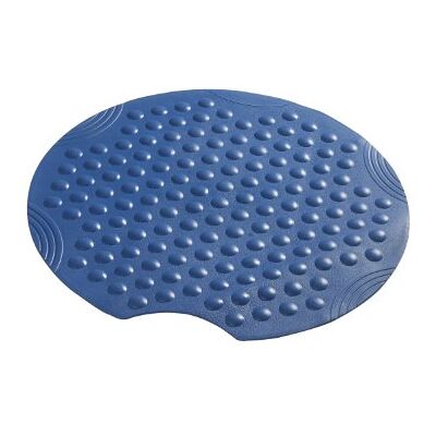 RIDDER Tecno Tappetino da Doccia, 100% Gomma Sintetica (TPE = elastomero termoplastico), Blu Oltremare, ca. Diametro: 55 cm RIDDER Tecno Tappetino da Doccia, 100% Gomma Sintetica (TPE = elastomero termoplastico), Blu Oltremare, ca. Diametro: 55 cm
