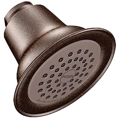 Moen Soffione doccia monofunzione in bronzo lucidato ad olio, eco-prestazioni, Moen Soffione doccia monofunzione in bronzo lucidato ad olio, eco-prestazioni,
