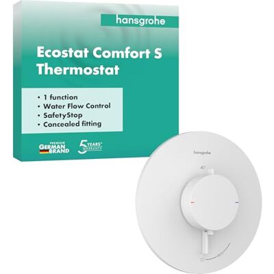 hansgrohe Ecostat Comfort S termostato - Bianco - Doccia/Bagno - Termostato hansgrohe Ecostat Comfort S termostato - Bianco - Doccia/Bagno - Termostato