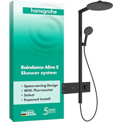 hansgrohe Raindance Alive S Sistema Doccia - RainAir, PowderRain hansgrohe Raindance Alive S Sistema Doccia - RainAir, PowderRain