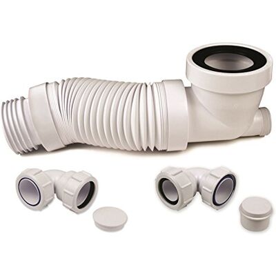 ACQUASTILLA Braga Flessibile per Wc con Scarico ACQUASTILLA Braga Flessibile per Wc con Scarico