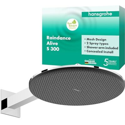 Hansgrohe Raindance Alive S Soffione - Rain & PowderRain - EcoSmart Hansgrohe Raindance Alive S Soffione - Rain & PowderRain - EcoSmart